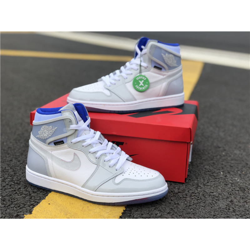 Air Jordan 1 High Zoom R2T CK6637 104 Sneakers Men Women