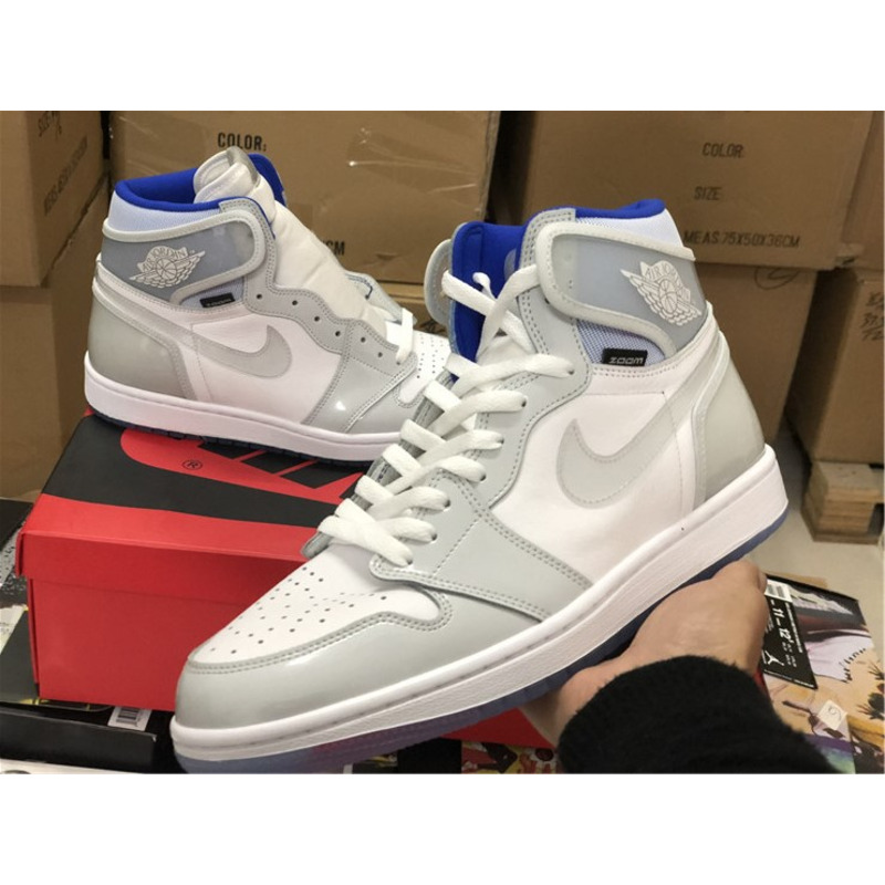 Air Jordan 1 High Zoom R2T CK6637 104 Sneakers Men Women