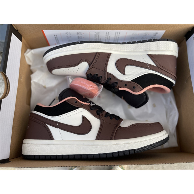 Air Jordan 1 Low"Mocha Brown"DC6991 200 Sneakers Men Women