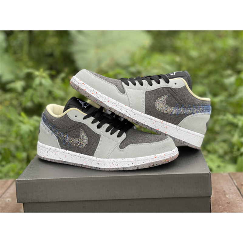 Air Jordan 1 Low Crater DM4657 001 Sneakers Men Women