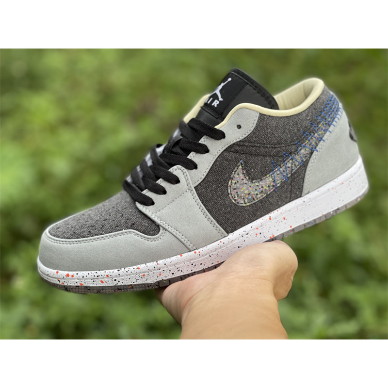 Air Jordan 1 Low Crater DM4657 001 Sneakers Men Women