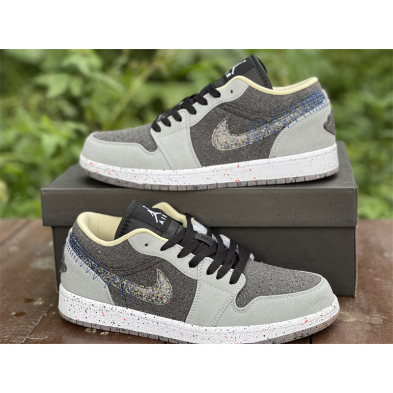 Air Jordan 1 Low Crater DM4657 001 Sneakers Men Women