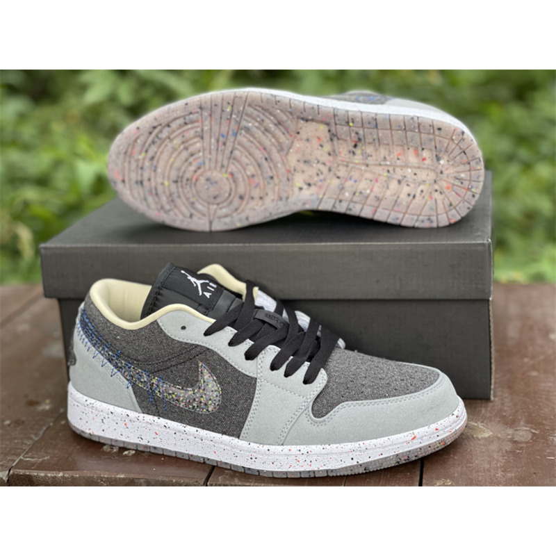 Air Jordan 1 Low Crater DM4657 001 Sneakers Men Women