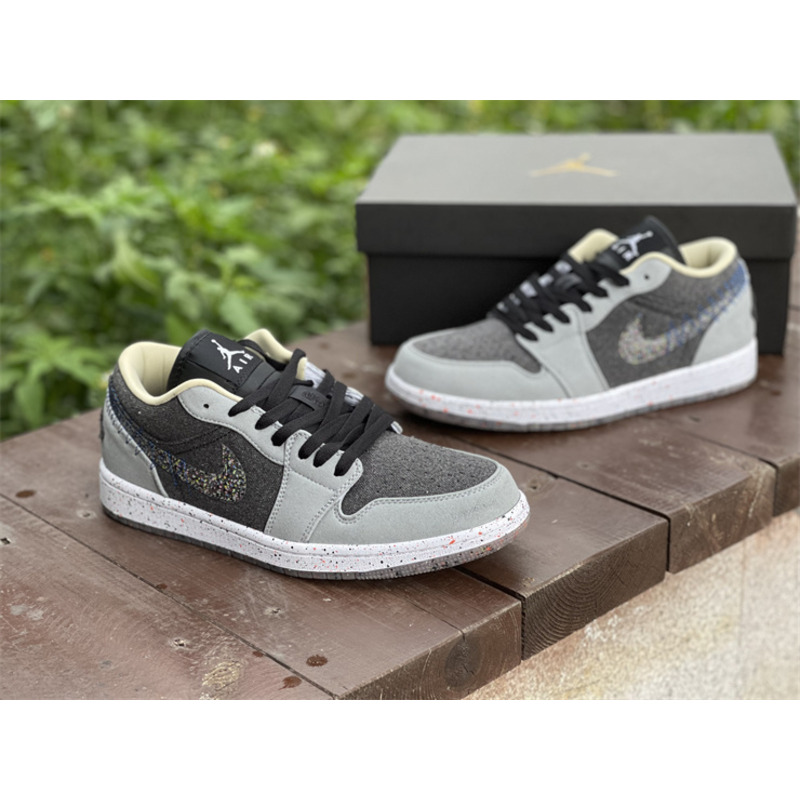 Air Jordan 1 Low Crater DM4657 001 Sneakers Men Women