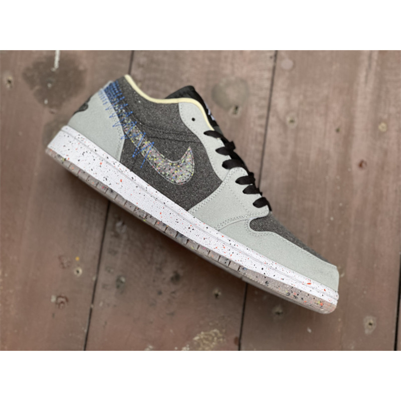 Air Jordan 1 Low Crater DM4657 001 Sneakers Men Women