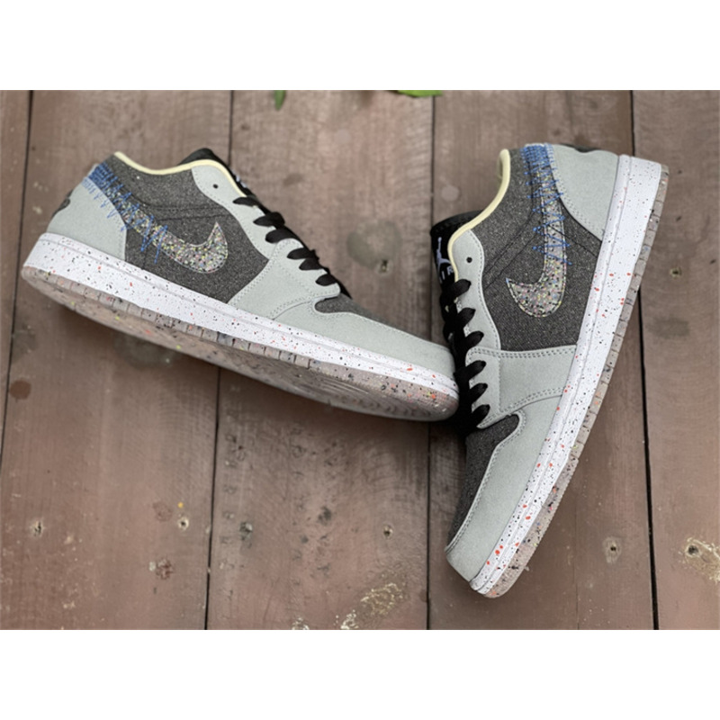 Air Jordan 1 Low Crater DM4657 001 Sneakers Men Women