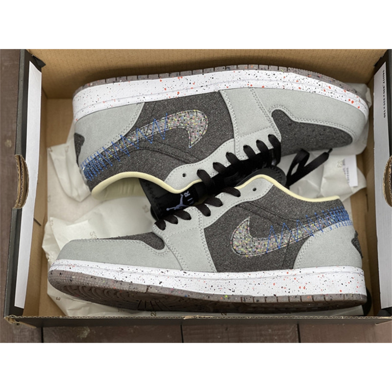 Air Jordan 1 Low Crater DM4657 001 Sneakers Men Women