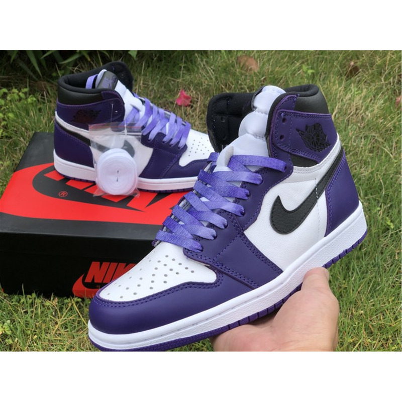 Air Jordan 1 Retro High OG"Court Purple"555088 500 Sneakers Men Women