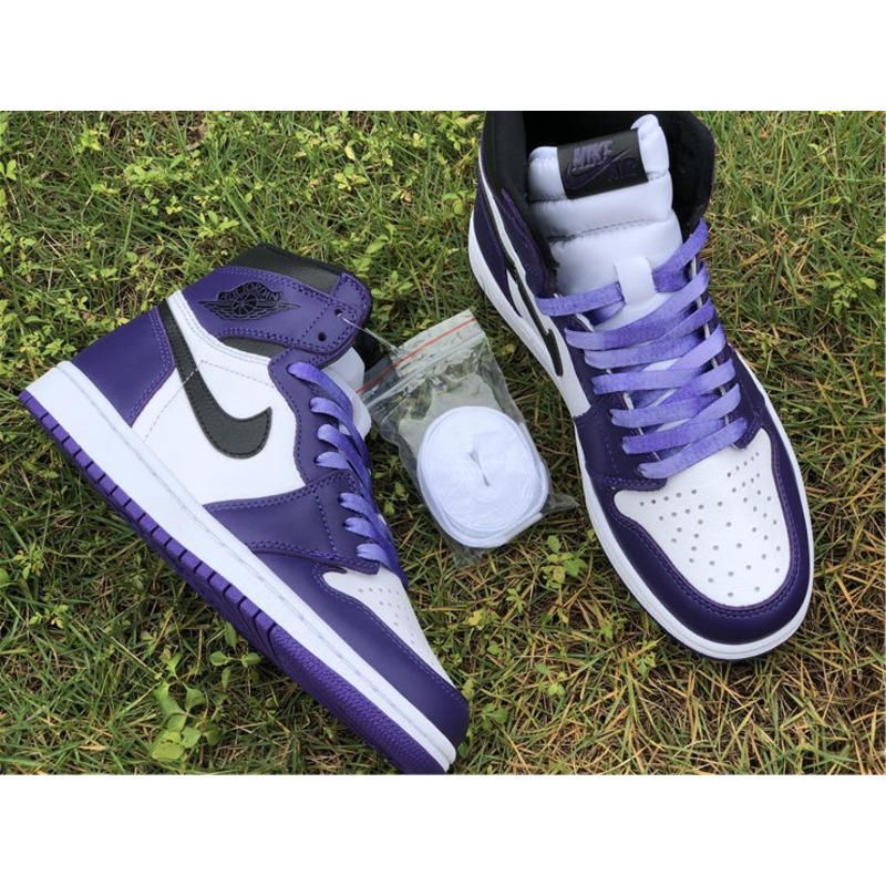 Air Jordan 1 Retro High OG"Court Purple"555088 500 Sneakers Men Women