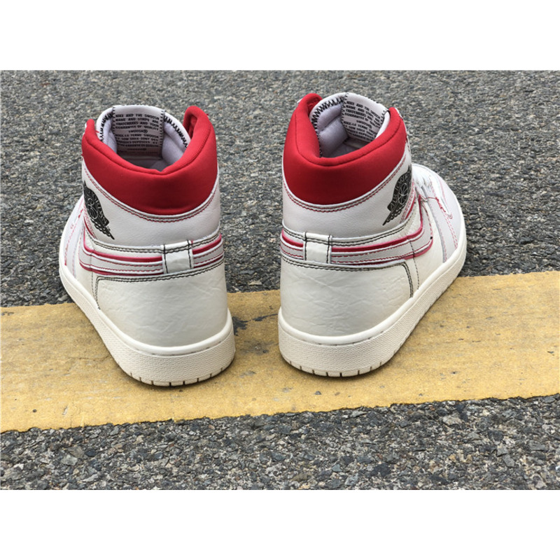 Air Jordan 1 Retro High OG"Sail Red"Sneakers Men Women