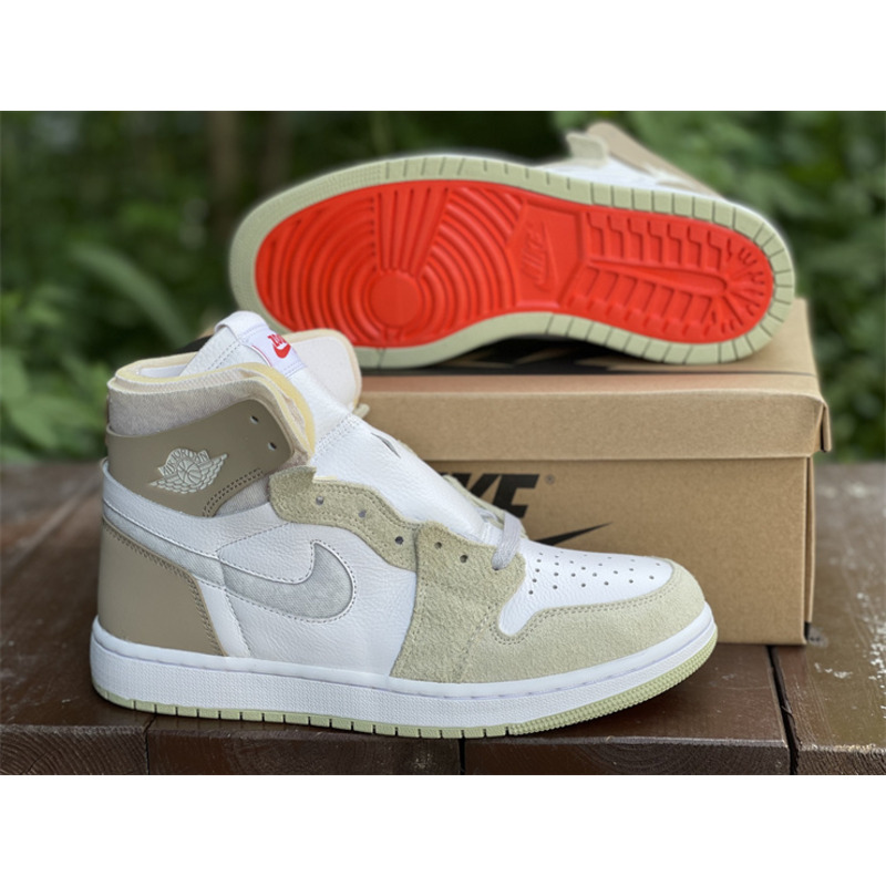 Air Jordan 1 Zoom CMFT"Olive Aura" CT0979 102 Sneakers Men Women