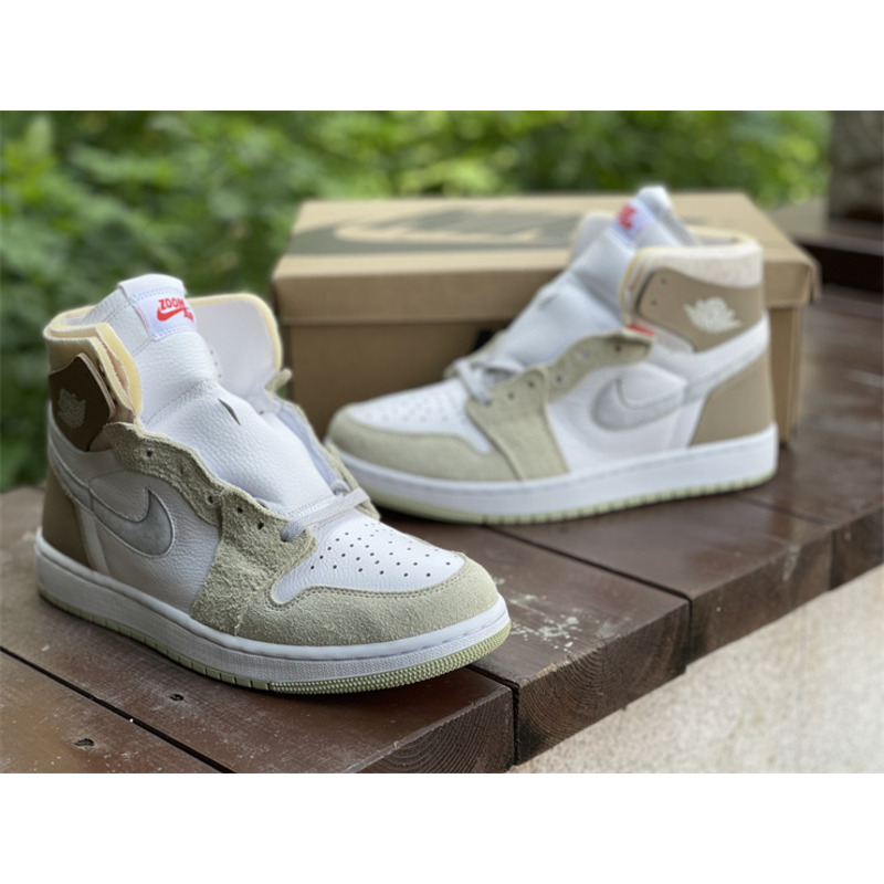 Air Jordan 1 Zoom CMFT"Olive Aura" CT0979 102 Sneakers Men Women