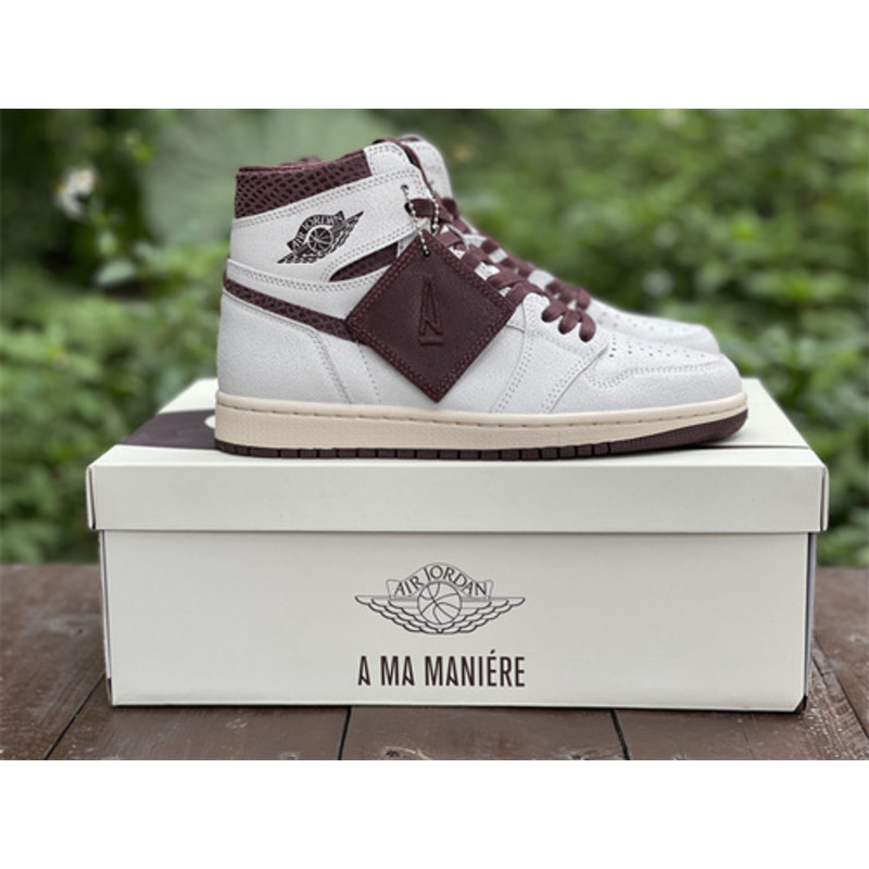 A Ma Maniere x Air Jordan 1 High OG DO7097 100 Sneakers Men Women