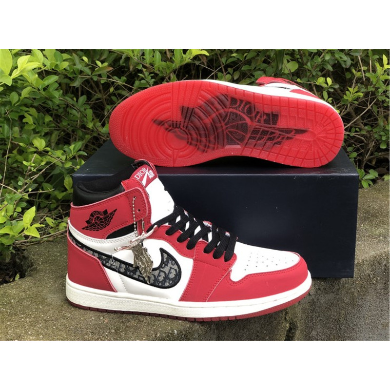 D*or x air jordan 1 cn8607 006 red sneakers men women