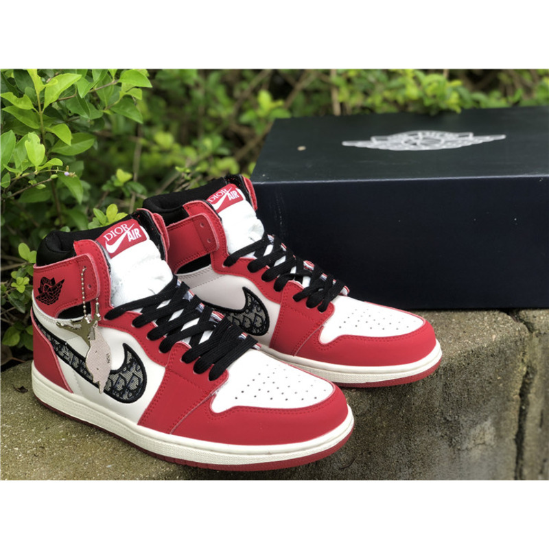 D*or x air jordan 1 cn8607 006 red sneakers men women