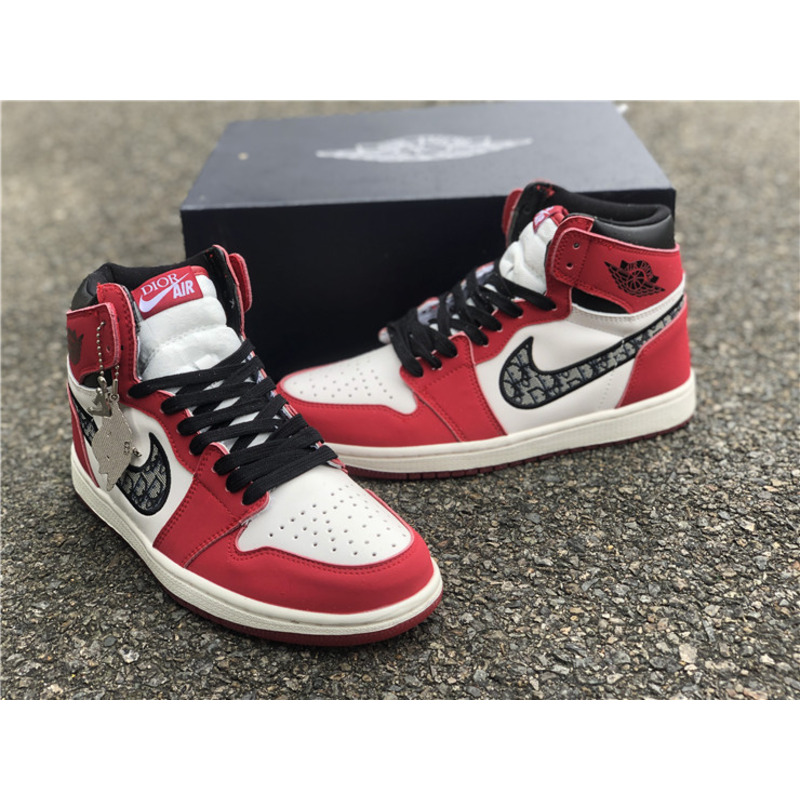 D*or x air jordan 1 cn8607 006 red sneakers men women