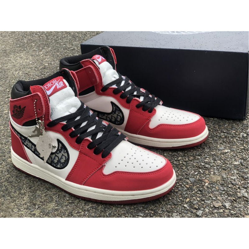 D*or x air jordan 1 cn8607 006 red sneakers men women