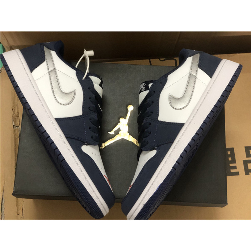 Nike SB x Air Jordan 1 Low CJ7891 400 Sneakers Men