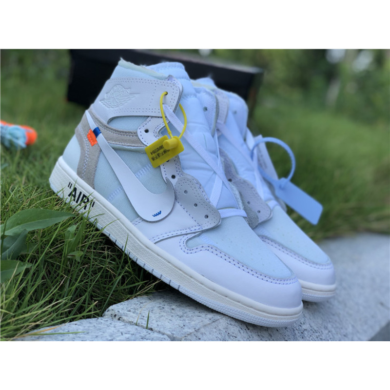 OFF White & NK x Air Jordan 1 GS 1985 Sneakers Men Women