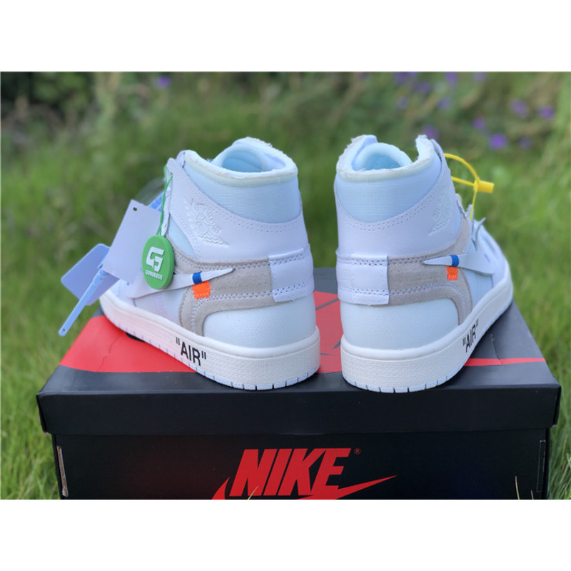 OFF White & NK x Air Jordan 1 GS 1985 Sneakers Men Women