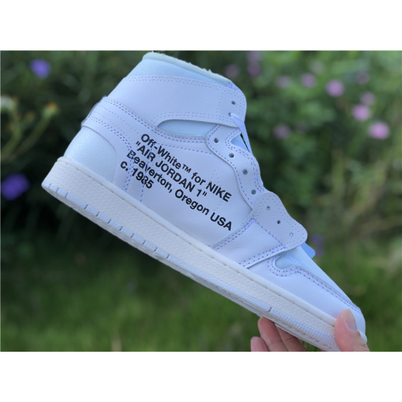 OFF White & NK x Air Jordan 1 GS 1985 Sneakers Men Women