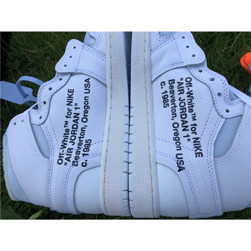 OFF White & NK x Air Jordan 1 GS 1985 Sneakers Men Women