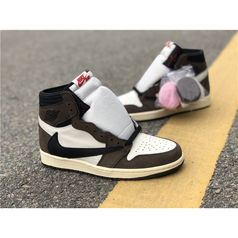 TS x Air Jordan 1 CD4487 100 Sneakers Men Women