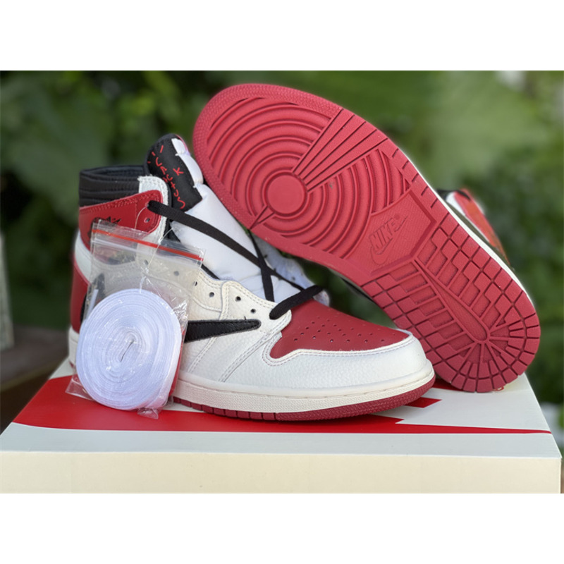 TS x Air Jordan 1 HIGH OG TS SP CQ4278 099 Sneakers Men Women