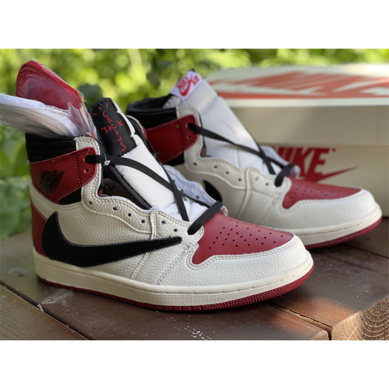 TS x Air Jordan 1 HIGH OG TS SP CQ4278 099 Sneakers Men Women