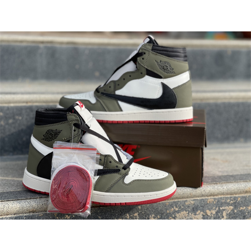 Travis Scott x Air Jordan 1 HIGH OG TS SP DH3227 106 Sneakers Men Women