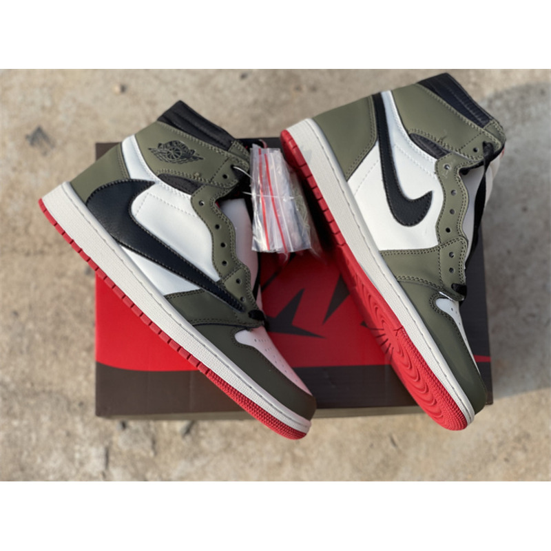 Travis Scott x Air Jordan 1 HIGH OG TS SP DH3227 106 Sneakers Men Women