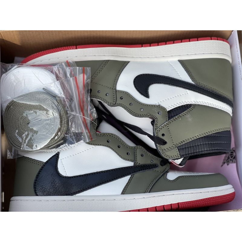 Travis Scott x Air Jordan 1 HIGH OG TS SP DH3227 106 Sneakers Men Women