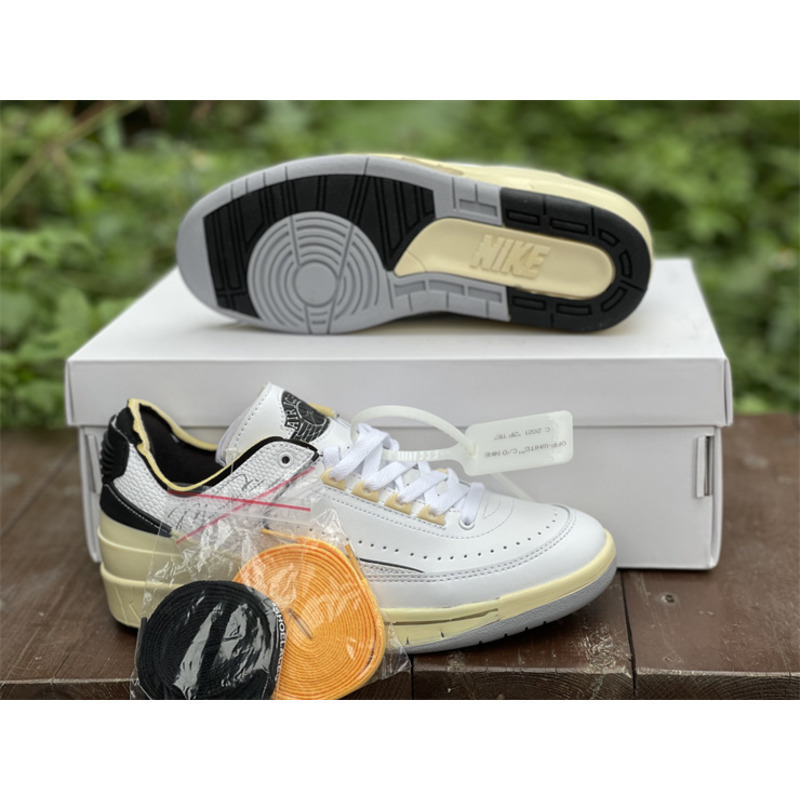 OFF White x Air Jordan 2 Low DJ4375 101 Sneakers Men