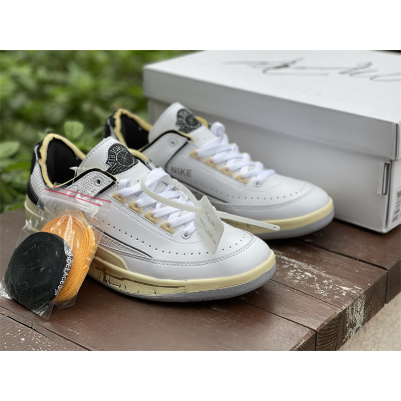 OFF White x Air Jordan 2 Low DJ4375 101 Sneakers Men