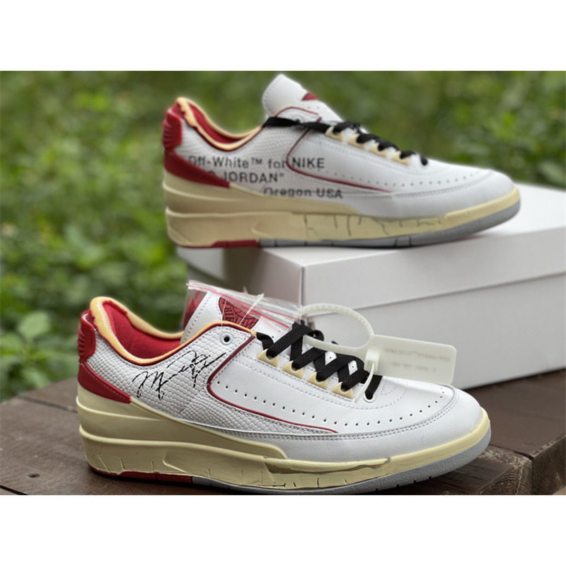 OFF White x Air Jordan 2 Low DJ4375 106 Sneakers Men