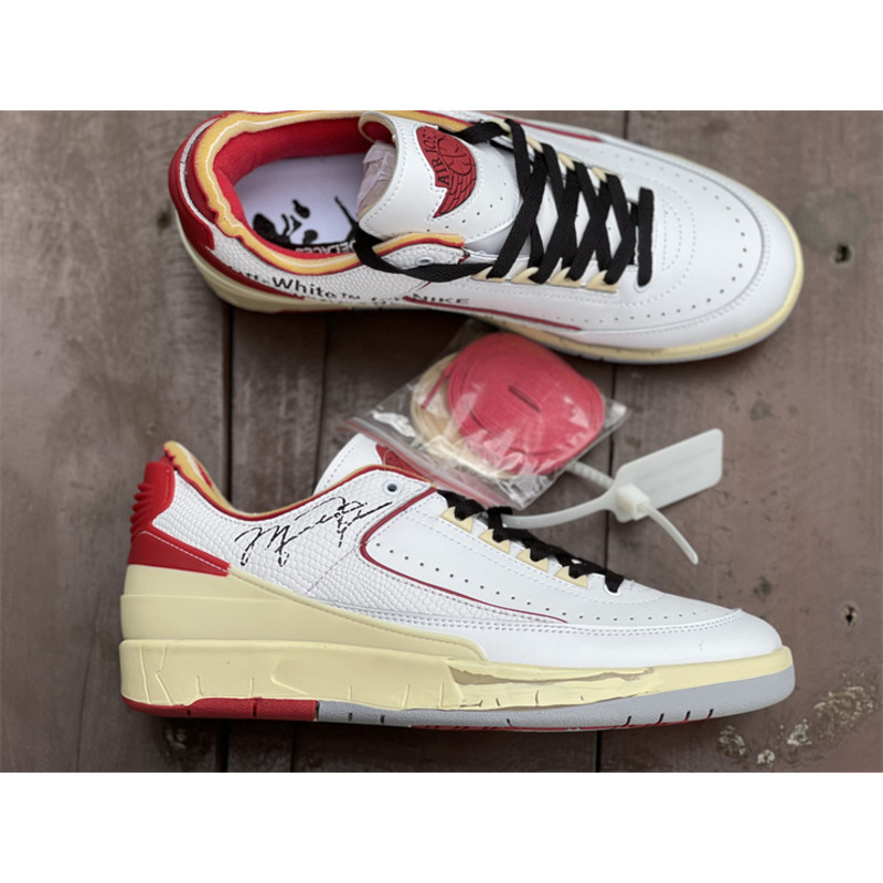 OFF White x Air Jordan 2 Low DJ4375 106 Sneakers Men