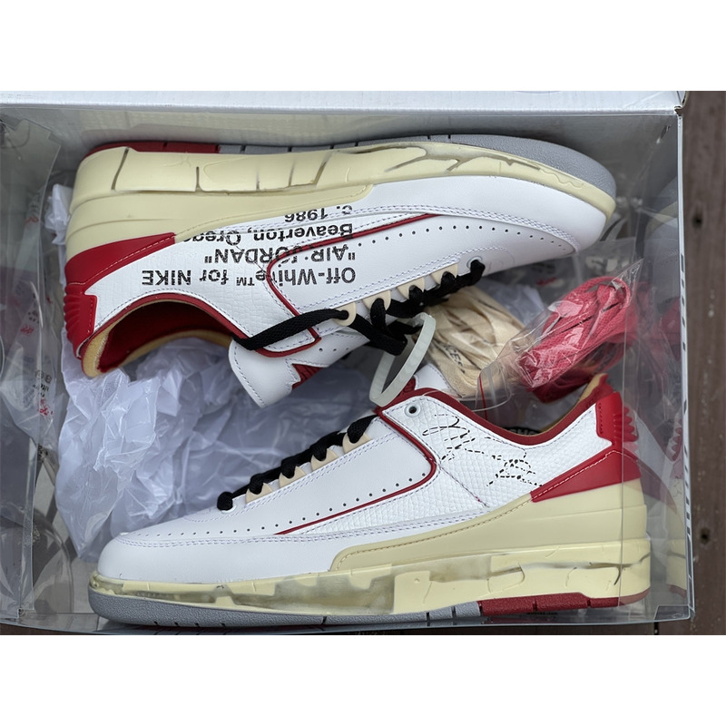 OFF White x Air Jordan 2 Low DJ4375 106 Sneakers Men