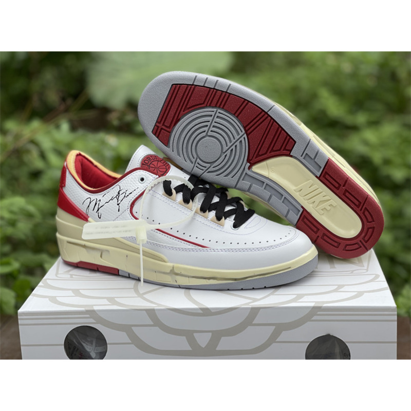 OFF White x Air Jordan 2 Low DJ4375 106 Sneakers Men