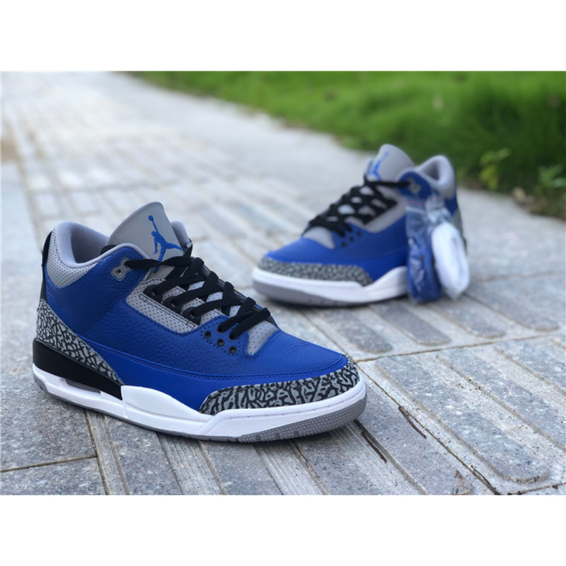 Air Jordan 3 3"Varsity Royal"CT8532 400 Sneakers Men