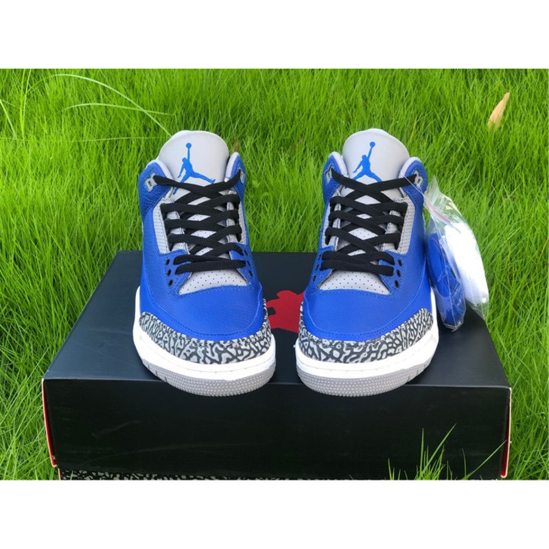 Air Jordan 3 3"Varsity Royal"CT8532 400 Sneakers Men