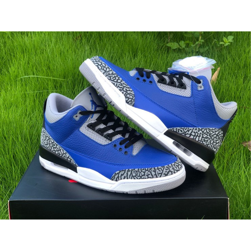 Air Jordan 3 3"Varsity Royal"CT8532 400 Sneakers Men