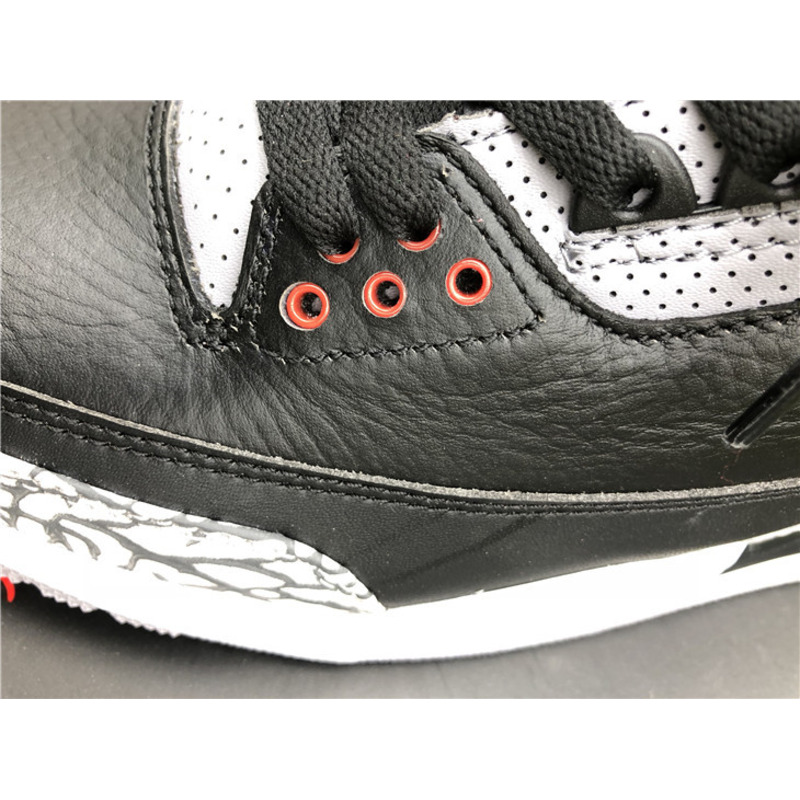 Air Jordan 3 Black gray red Sneakers Men