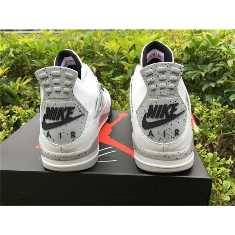 Air Jordan 4"White Cement"Sneakers Men