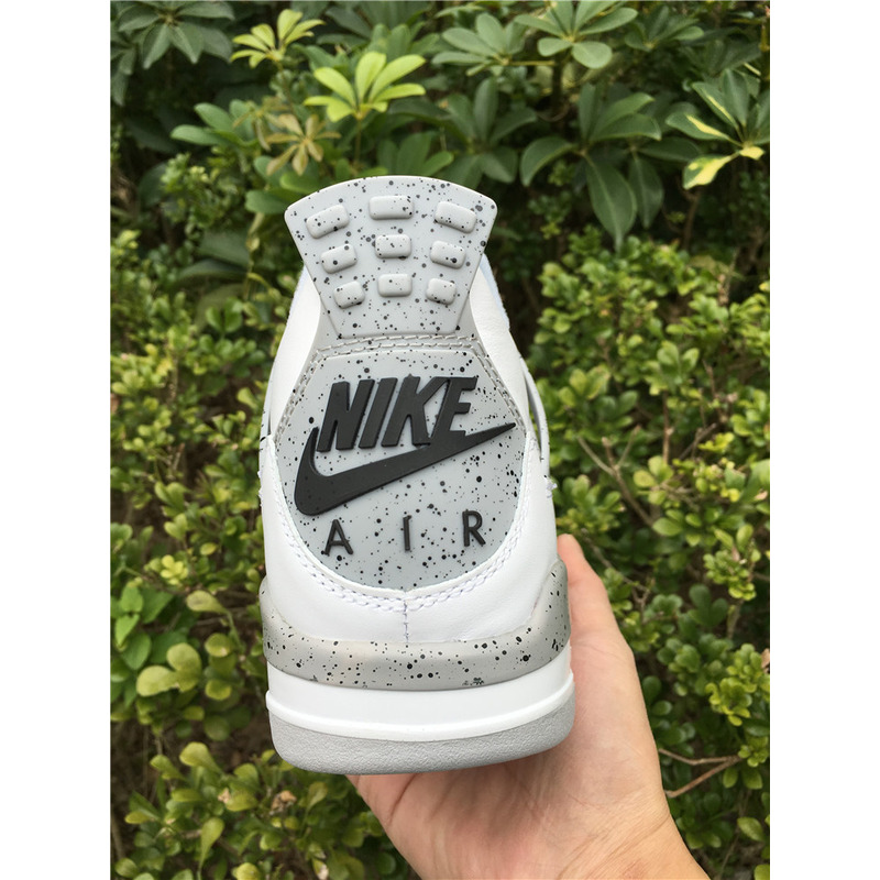 Air Jordan 4"White Cement"Sneakers Men