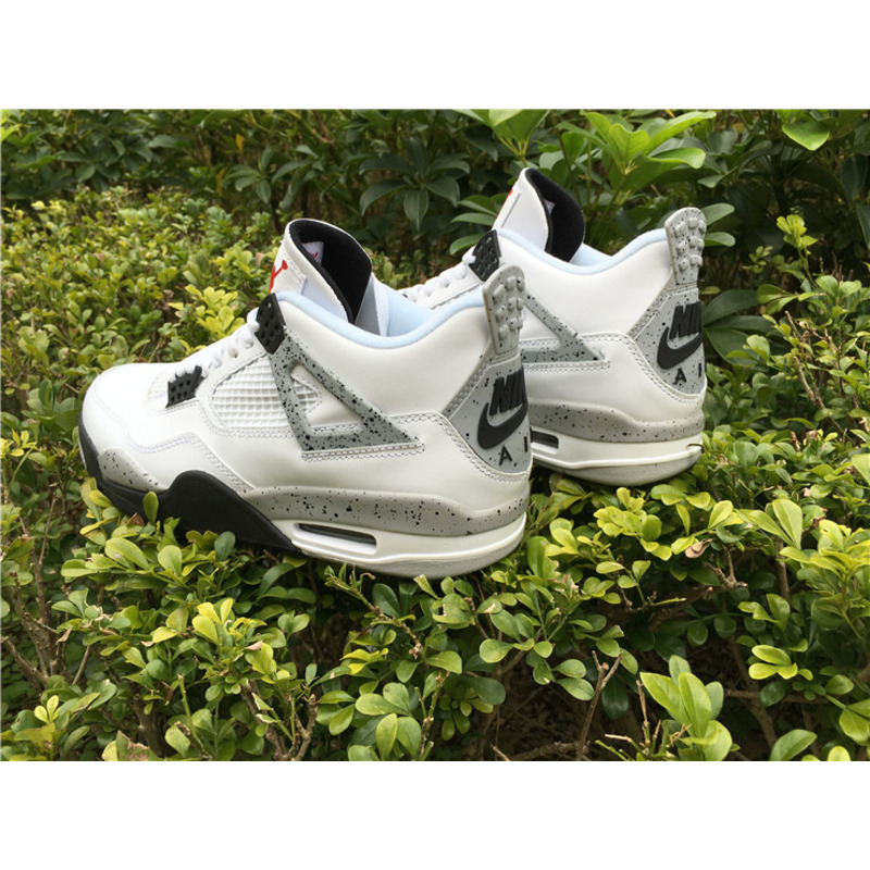 Air Jordan 4"White Cement"Sneakers Men