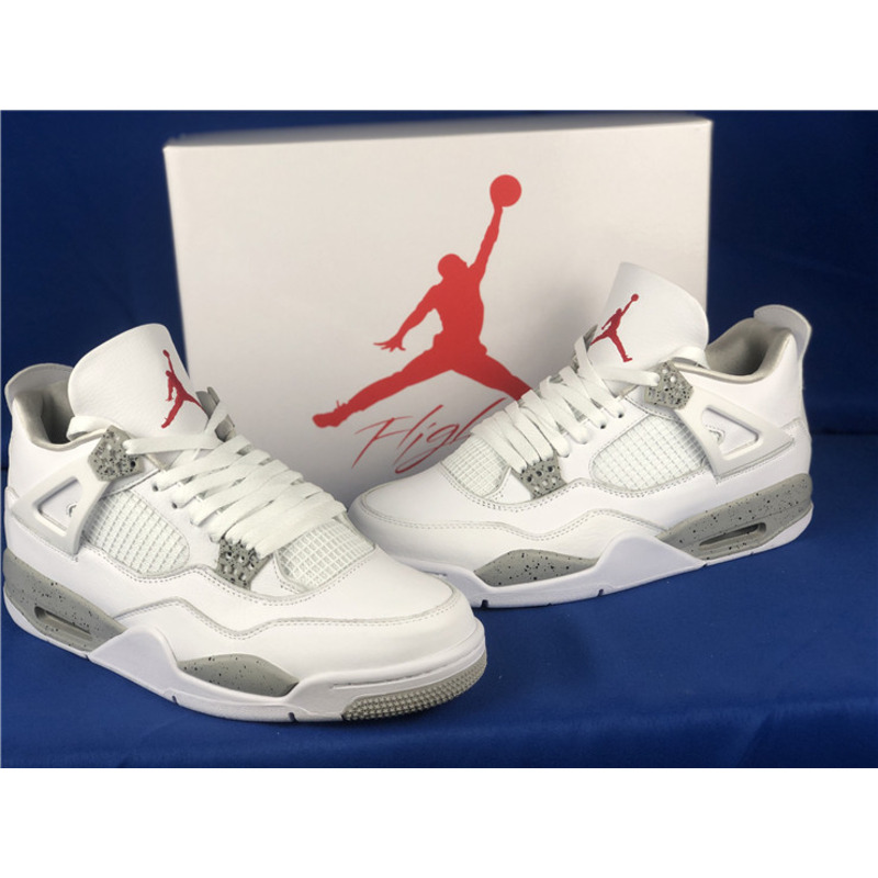 Air Jordan 4"White Oreo"CT8527 100 Sneakers Men Women