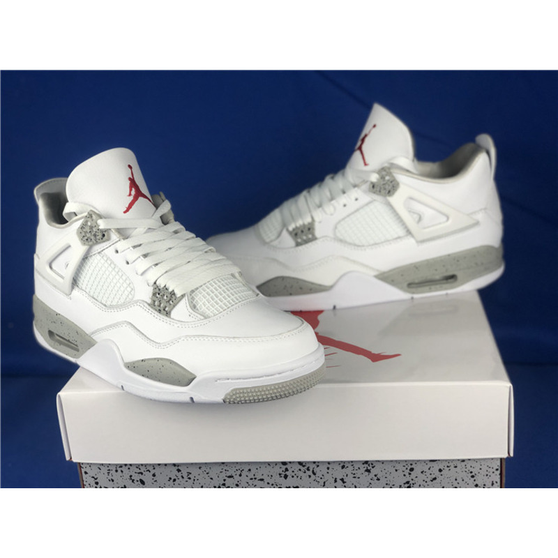 Air Jordan 4"White Oreo"CT8527 100 Sneakers Men Women