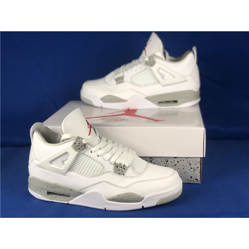 Air Jordan 4"White Oreo"CT8527 100 Sneakers Men Women