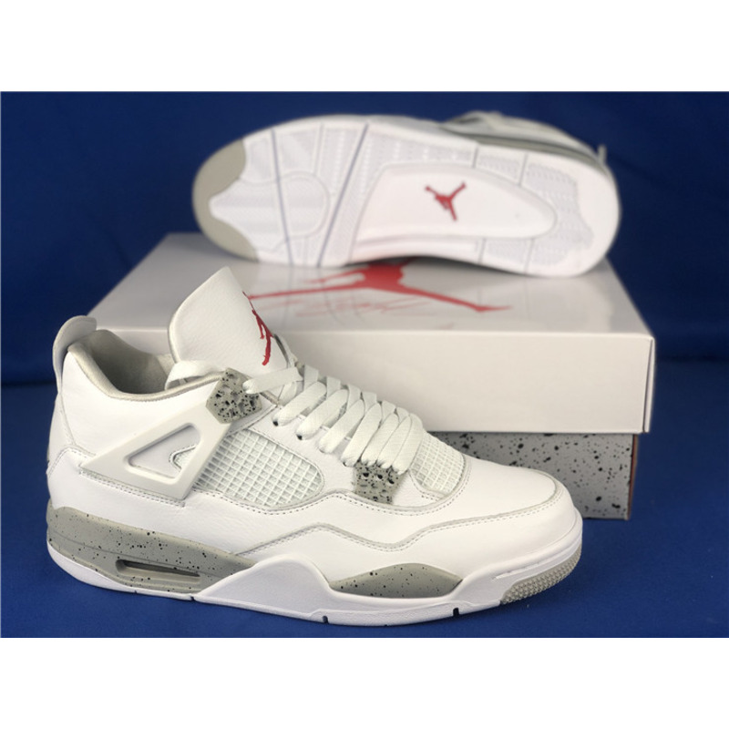 Air Jordan 4"White Oreo"CT8527 100 Sneakers Men Women