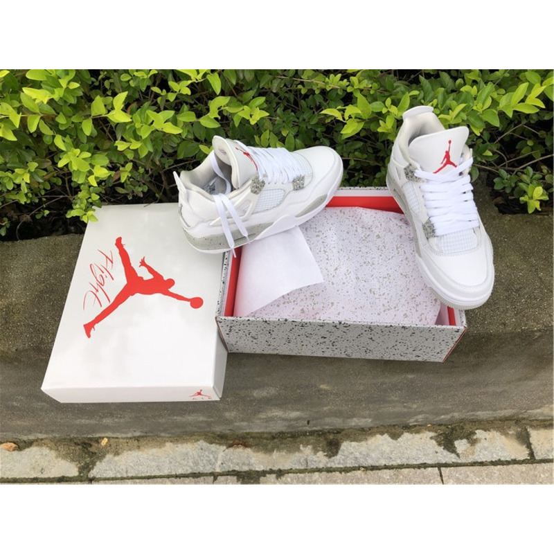 Air Jordan 4"White Oreo"CT8527 100 Sneakers Men Women